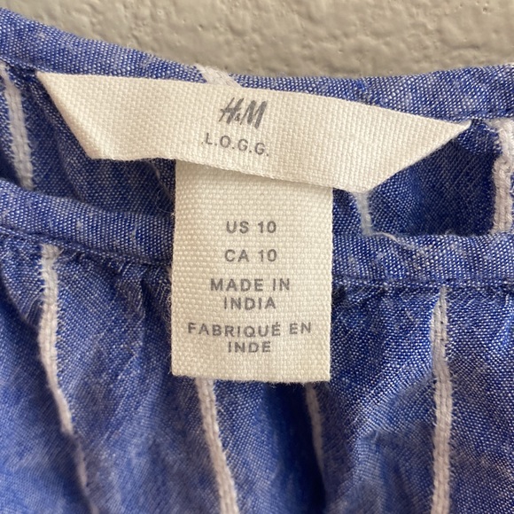 H&M Off Shoulder Striped Top - Picture 3 of 4